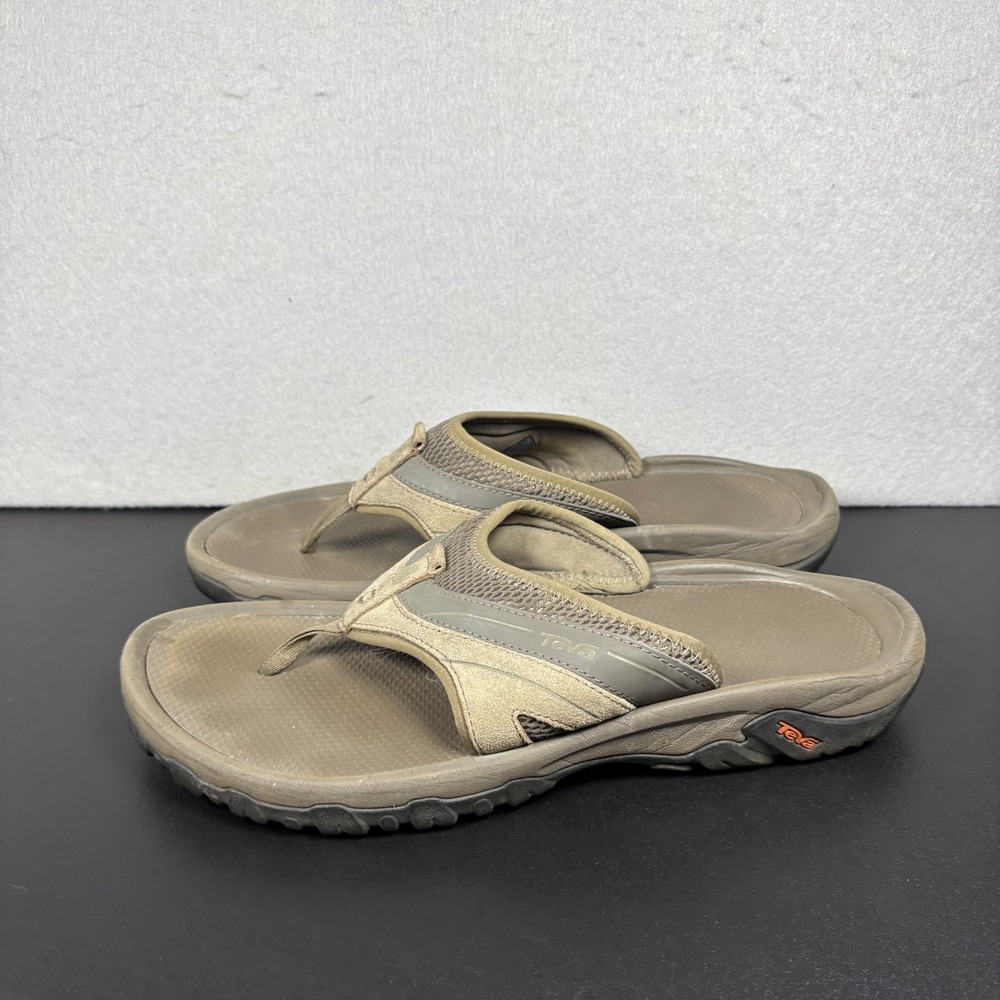 Teva Pajaro Mens Size 11 Hiking Flip Flops Thong Sandals Brown 1002432 Shoes